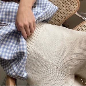 Gillian Stevens Sadie Knit Pant Ivory Size 1